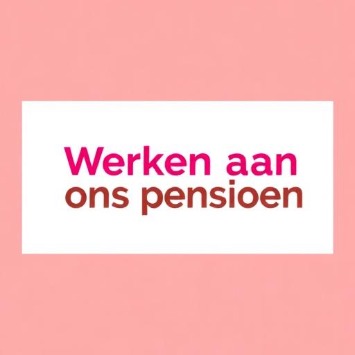 Werken aan ons pensioen logo